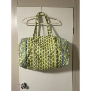 Vtg Vera Bradley Duffle Bag Citrus Elephant Retired Pattern Carryon Overnight